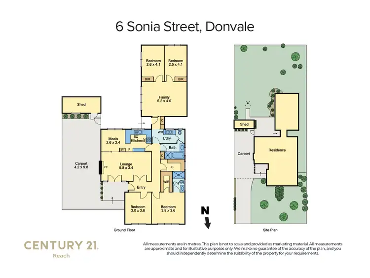 Floorplan of Homely house listing, 6 Sonia Street, Donvale VIC 3111