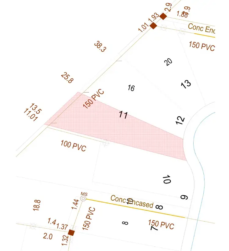 Floorplan of Homely land listing, 16 Ginkgo Close, Casula NSW 2170