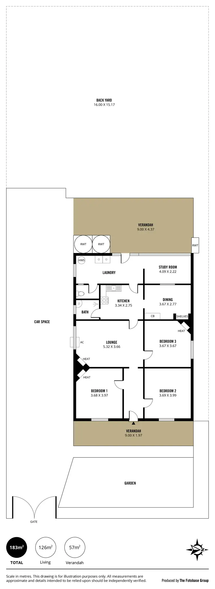 Floorplan of Homely house listing, 6 Martlesham Crescent, Colonel Light Gardens SA 5041