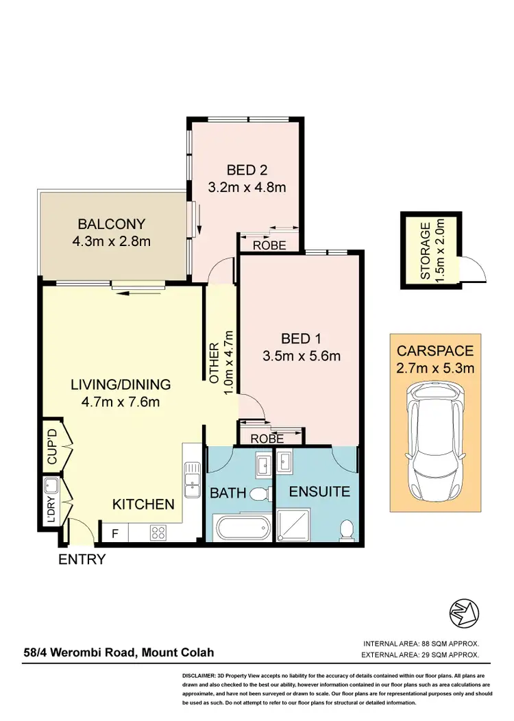 Floorplan of Homely apartment listing, 58/4 Werombi Road, Mount Colah NSW 2079