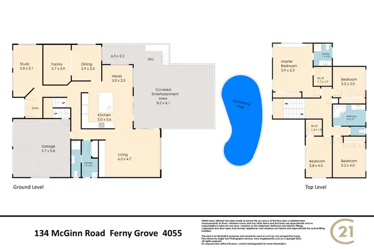 Floorplan of Homely house listing, 134 Mcginn Road, Ferny Grove QLD 4055