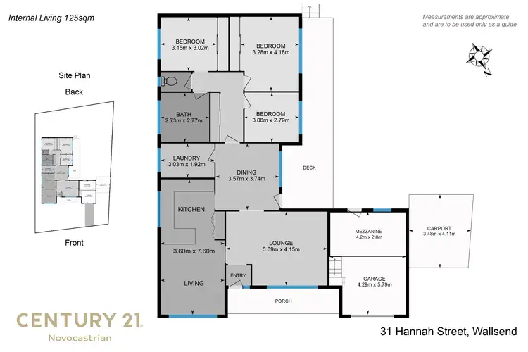 Floorplan of Homely house listing, 31 Hannah Street, Wallsend NSW 2287