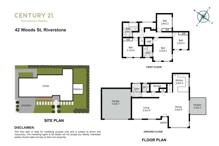 Floorplan of Homely house listing, 42 Woods street, Riverstone NSW 2765