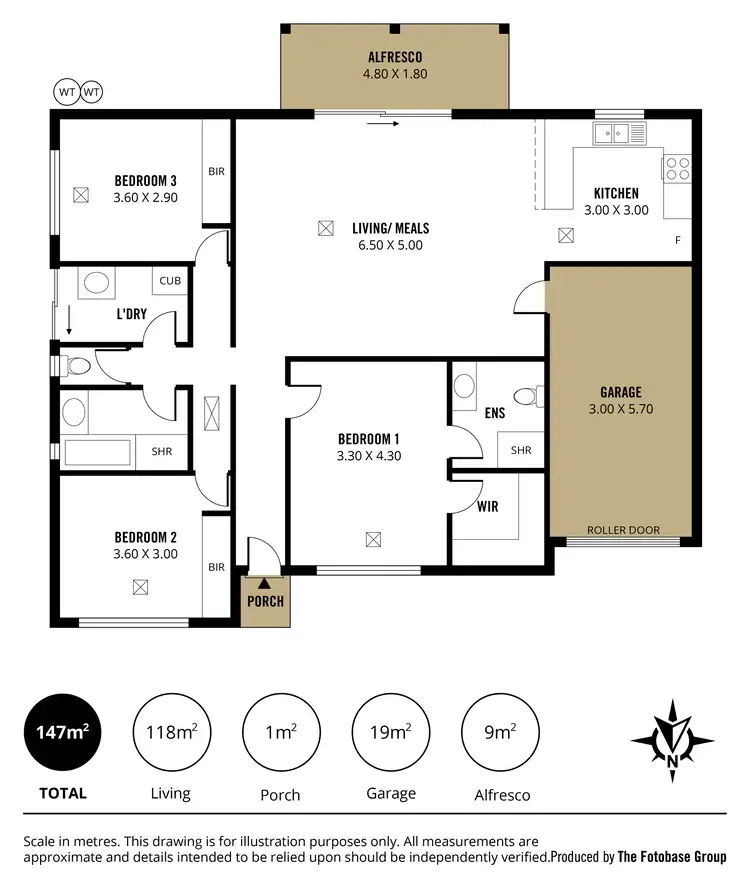 Floorplan of Homely house listing, 303 Milne Road, Modbury North SA 5092