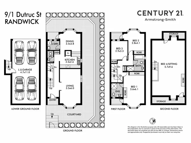Floorplan of Homely house listing, Residence 9/1 Dutruc Street, Randwick NSW 2031