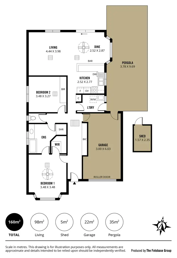 Floorplan of Homely house listing, 9A Centre Street, Largs Bay SA 5016