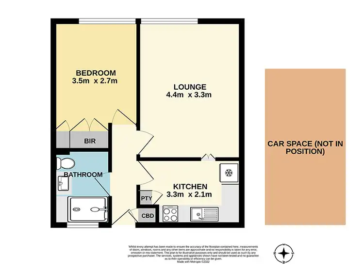 Floorplan of Homely apartment listing, 3/26 West Toorak Road, South Yarra VIC 3141