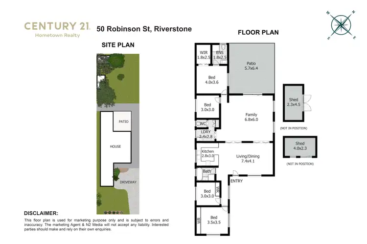 Floorplan of Homely house listing, 50 ROBINSON STREET, Riverstone NSW 2765