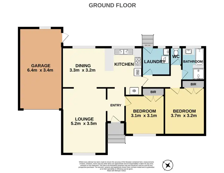 Floorplan of Homely unit listing, 2/144 Springs Road, Clarinda VIC 3169