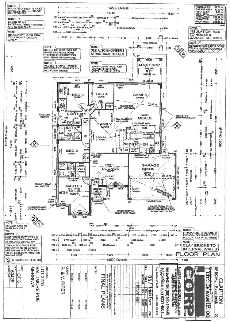 Floorplan of Homely house listing, 189 Baltimore Parade, Merriwa WA 6030