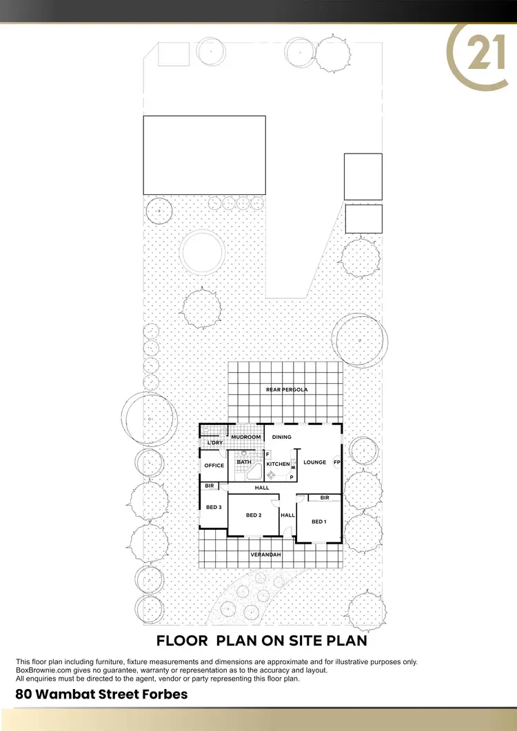 Floorplan of Homely house listing, 80 Wambat Street, Forbes NSW 2871