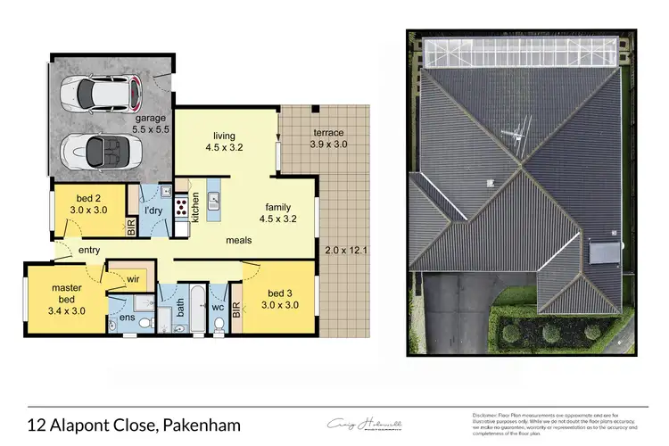 Floorplan of Homely house listing, 12 Alapont Close, Pakenham VIC 3810
