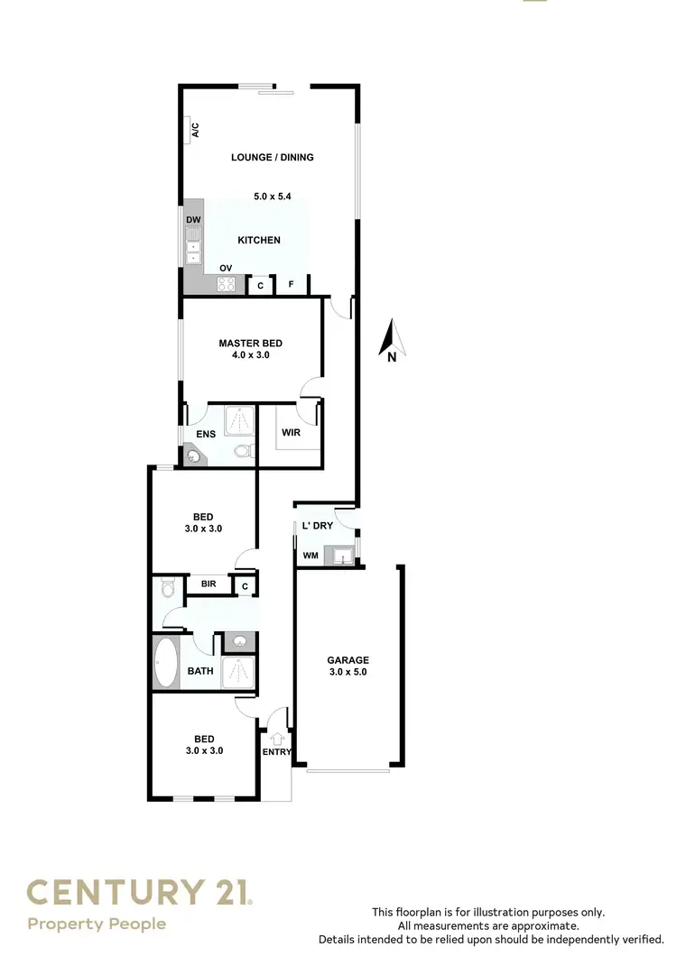 Floorplan of Homely house listing, Unit 2 55 Cherry Avenue, Direk SA 5110