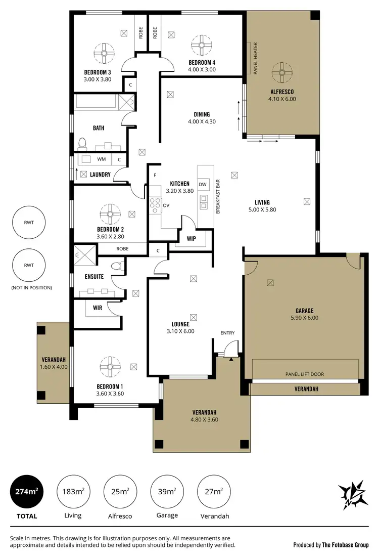 Floorplan of Homely house listing, 16 Harewood Grove, Meadows SA 5201