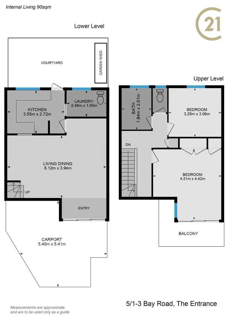 Floorplan of Homely townhouse listing, 5/1-3 Bay Road, The Entrance NSW 2261