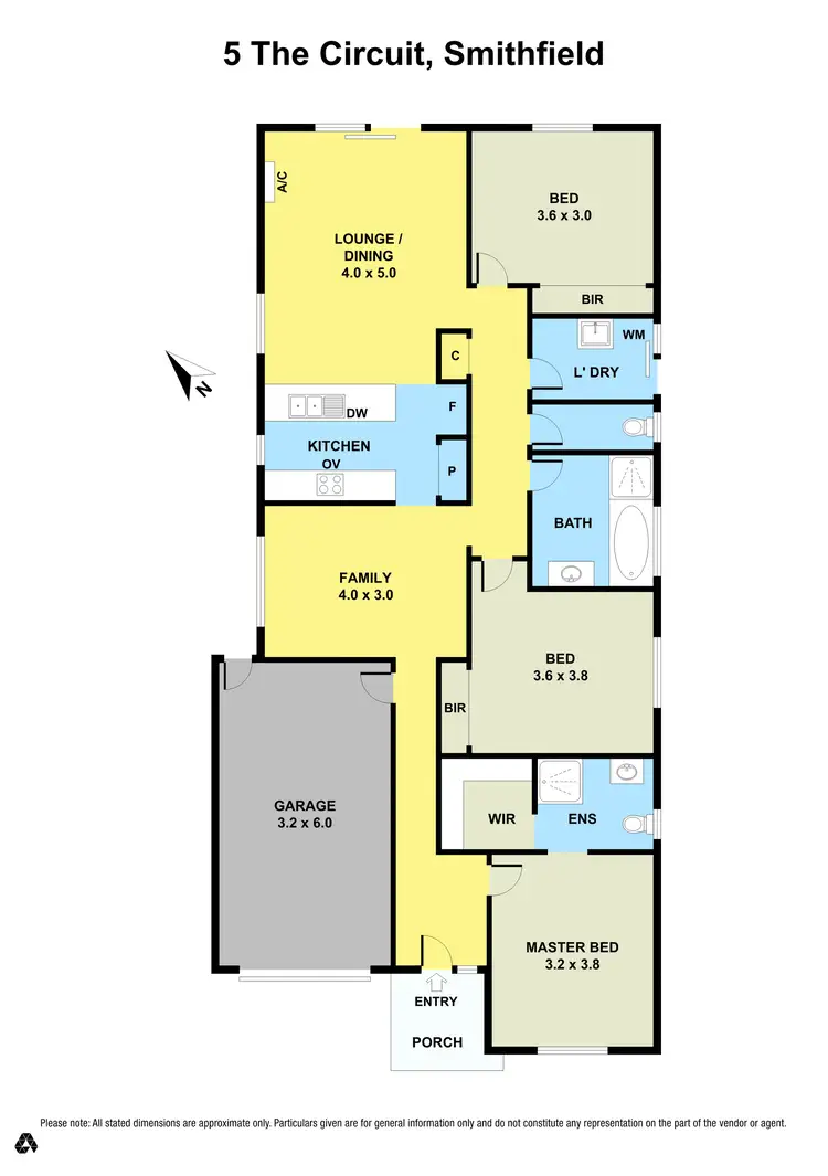 Floorplan of Homely house listing, 5 The Circuit, Smithfield SA 5114