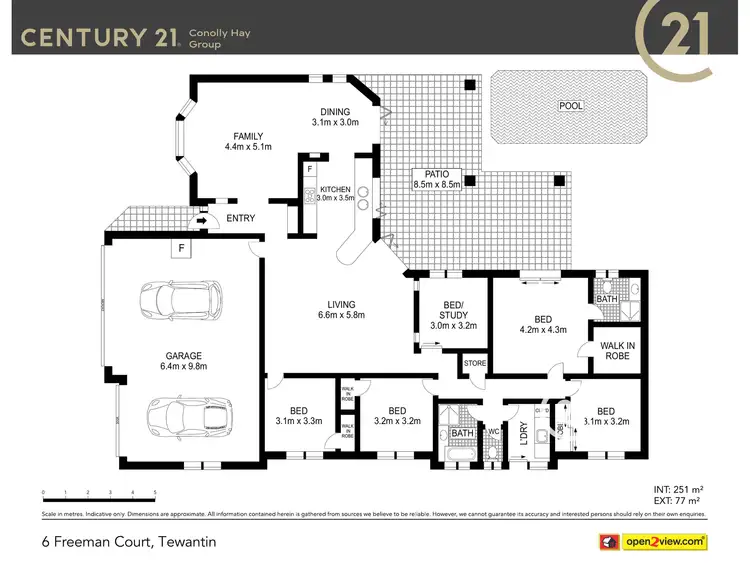 Floorplan of Homely house listing, 6 Freeman Court, Tewantin QLD 4565