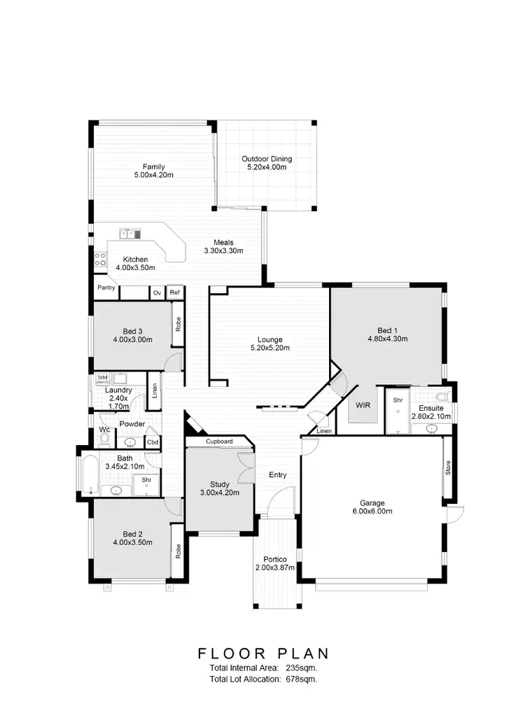 Floorplan of Homely house listing, 10 Calais Court, Kuluin QLD 4558