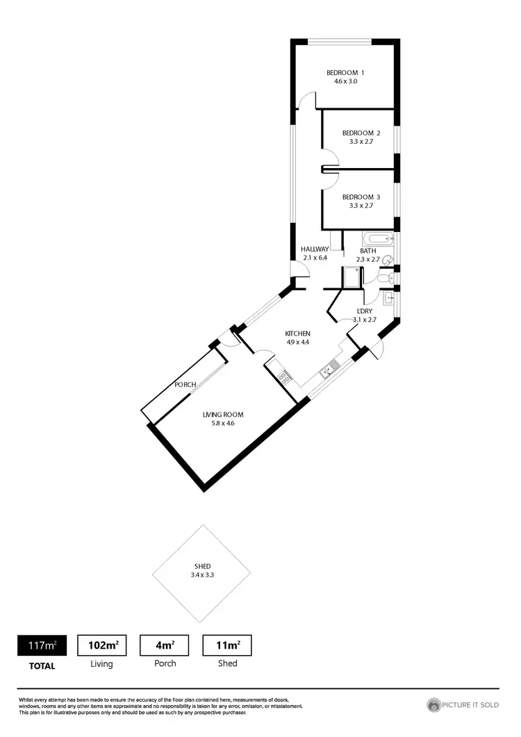 Floorplan of Homely house listing, 34 Sturt Street, Angaston SA 5353