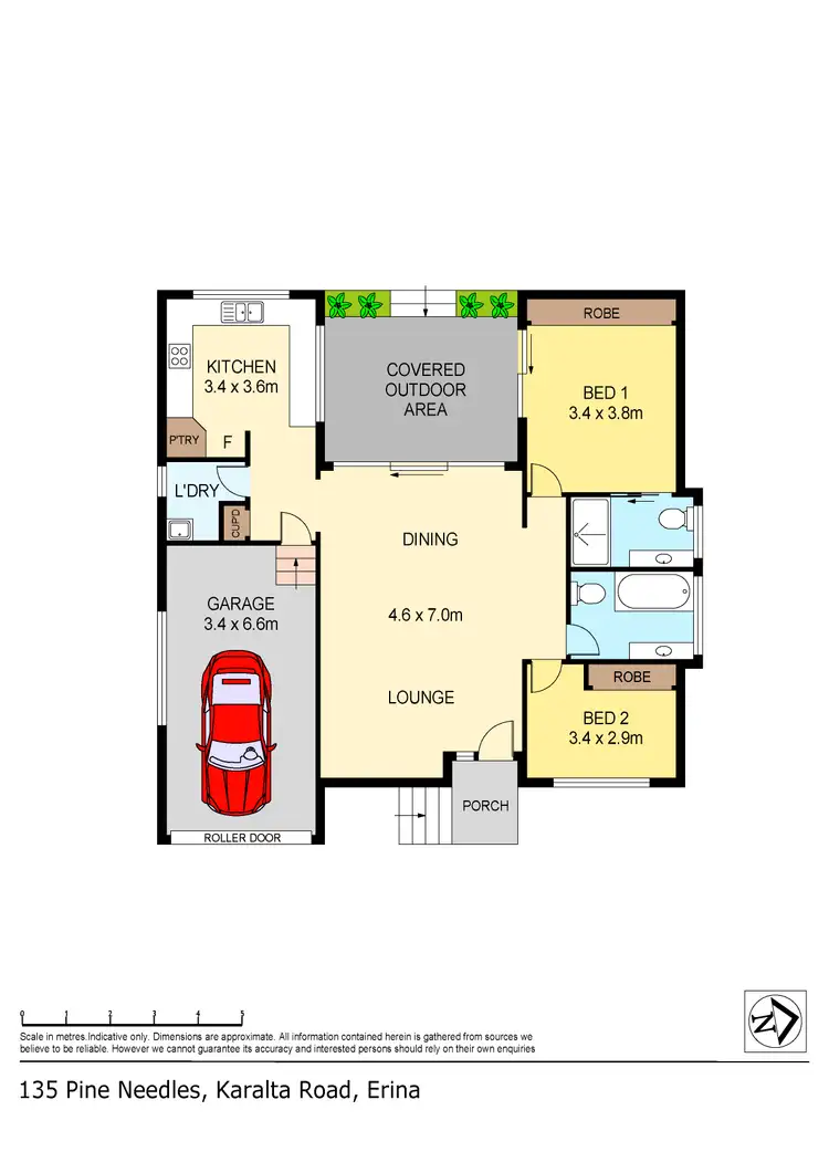 Floorplan of Homely retirement listing, 135/61 Karalta Road, Erina NSW 2250