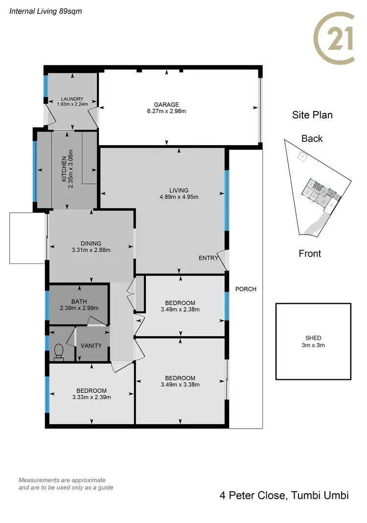 Floorplan of Homely house listing, 4 Peter Close, Tumbi Umbi NSW 2261
