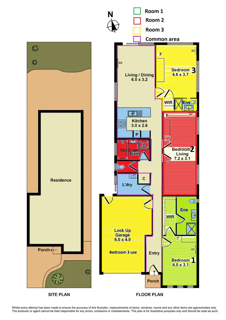 Floorplan of Homely apartment listing, 58a Tom Roberts Parade, Point Cook VIC 3030