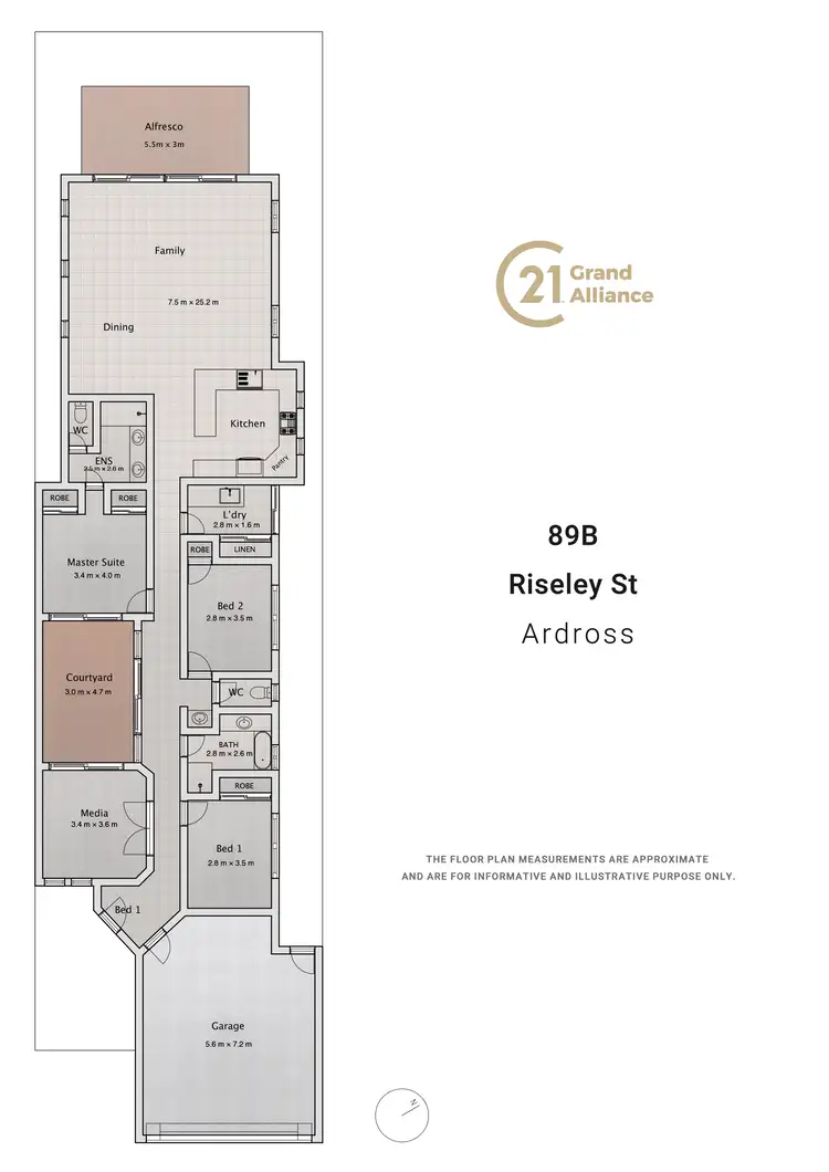 Floorplan of Homely house listing, 89B Riseley Street, Ardross WA 6153