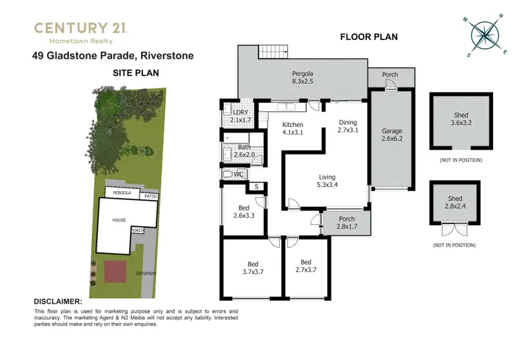 Floorplan of Homely house listing, 49 Gladstone Parade, Riverstone NSW 2765