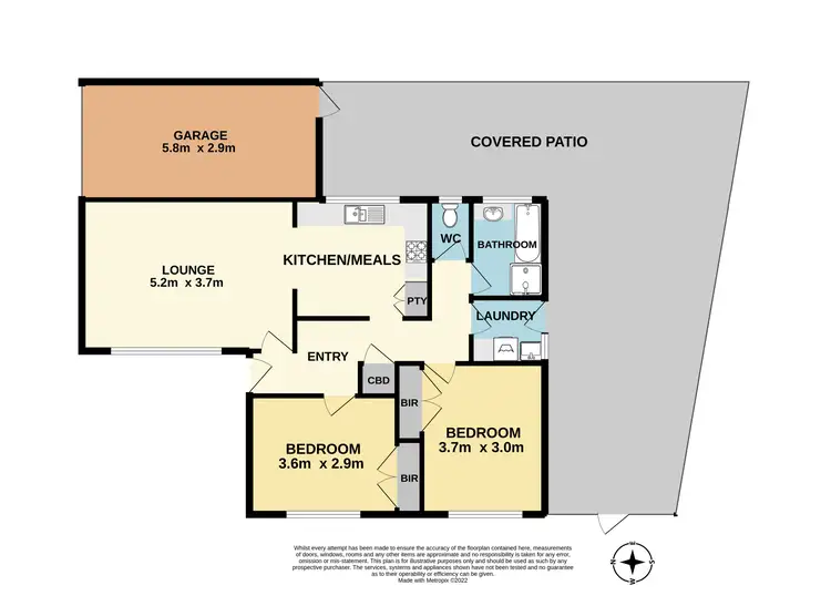 Floorplan of Homely unit listing, 1/19-21 Newman Avenue, Noble Park VIC 3174