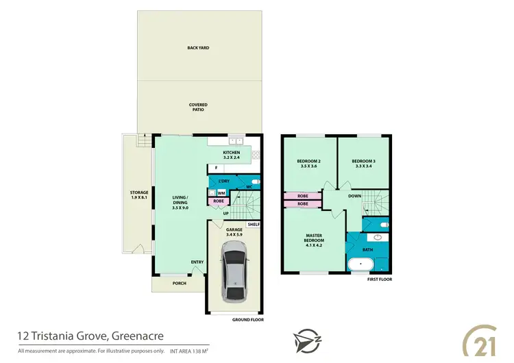 Floorplan of Homely house listing, 12 Tristania Grove, Greenacre NSW 2190