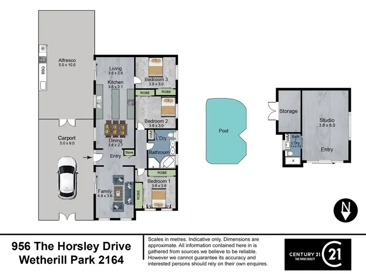 Floorplan of Homely house listing, 956 The Horsley Drive, Wetherill Park NSW 2164