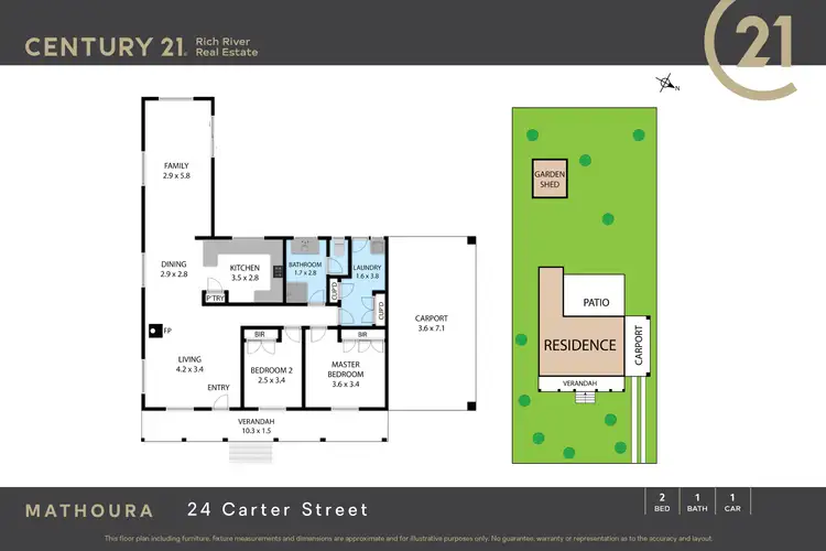 Floorplan of Homely house listing, 24 Carter Street North, Mathoura NSW 2710