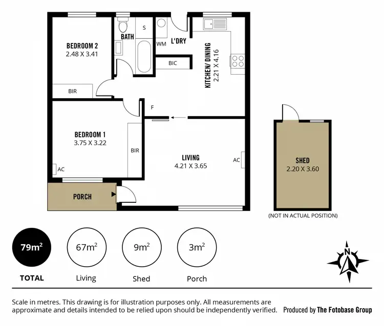 Floorplan of Homely unit listing, 4/14 Hendrie Street, Morphettville SA 5043