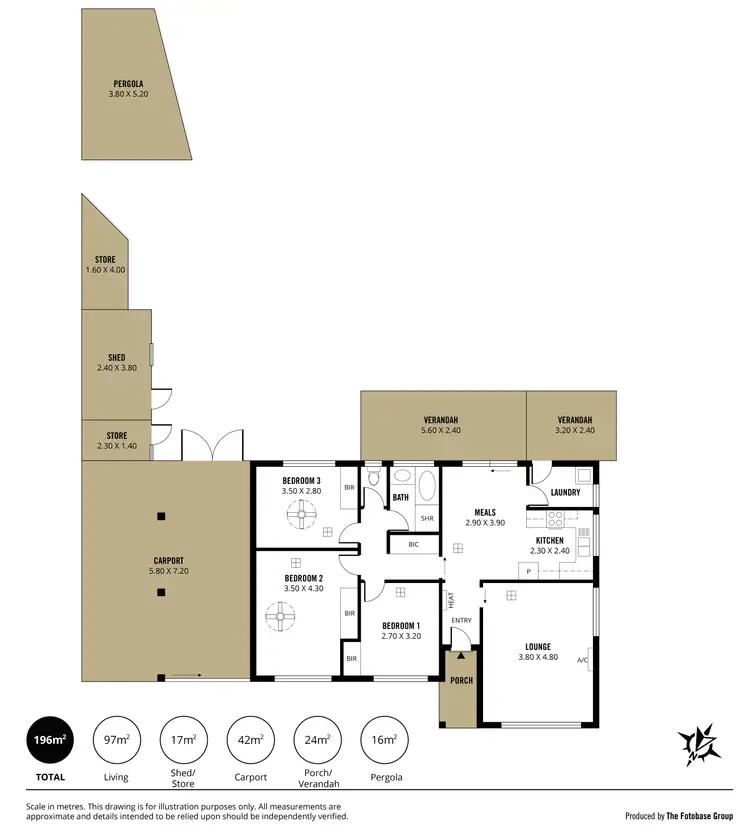 Floorplan of Homely house listing, 5 Caspar Street, Fairview Park SA 5126