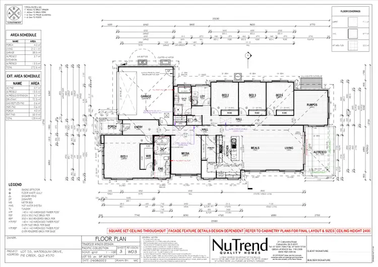 Floorplan of Homely land listing, 61 Watergum Drive, Pie Creek QLD 4570