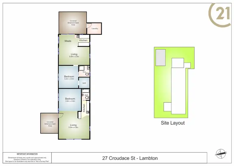 Floorplan of Homely house listing, 27 Croudace Street, Lambton NSW 2299