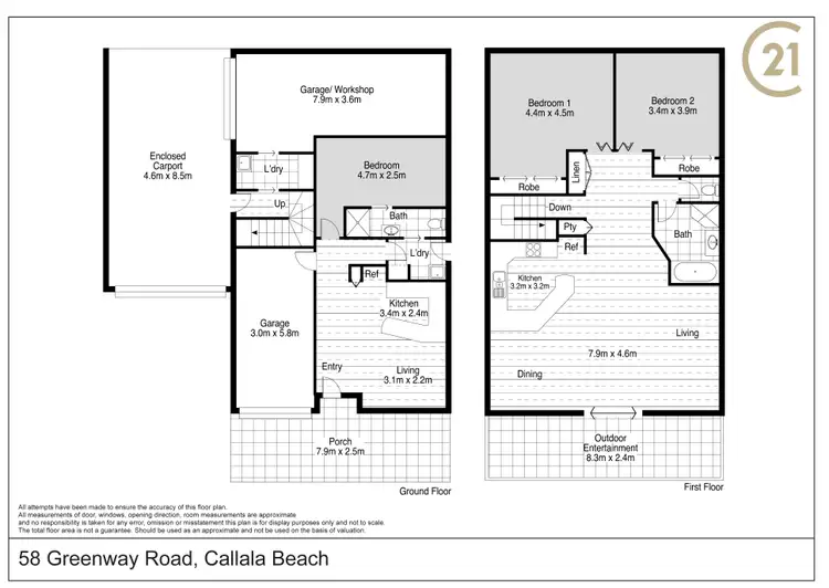 Floorplan of Homely house listing, 58 Greenway Road, Callala Beach NSW 2540