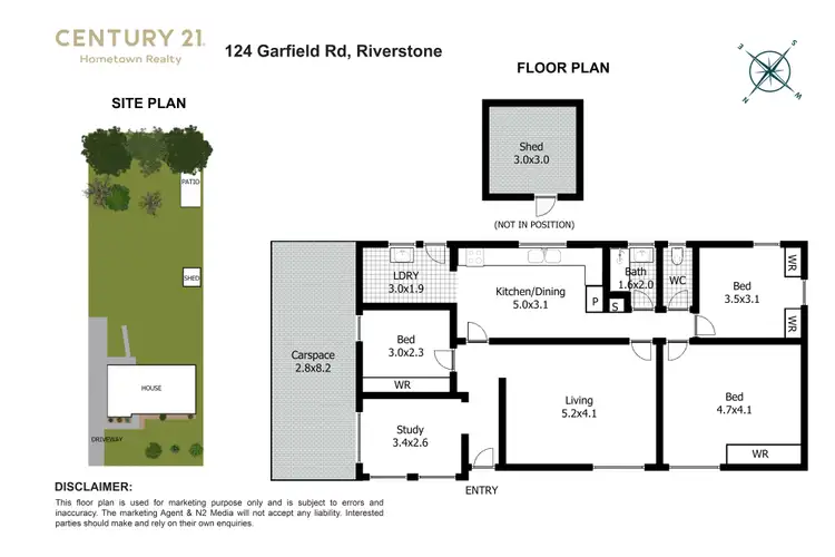 Floorplan of Homely house listing, 124 Garfield Road, Riverstone NSW 2765