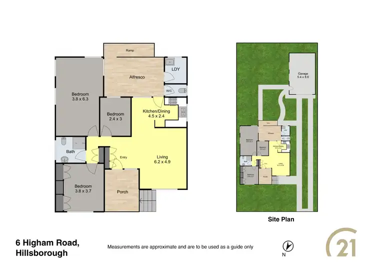 Floorplan of Homely house listing, 6 Higham Road, Hillsborough NSW 2290