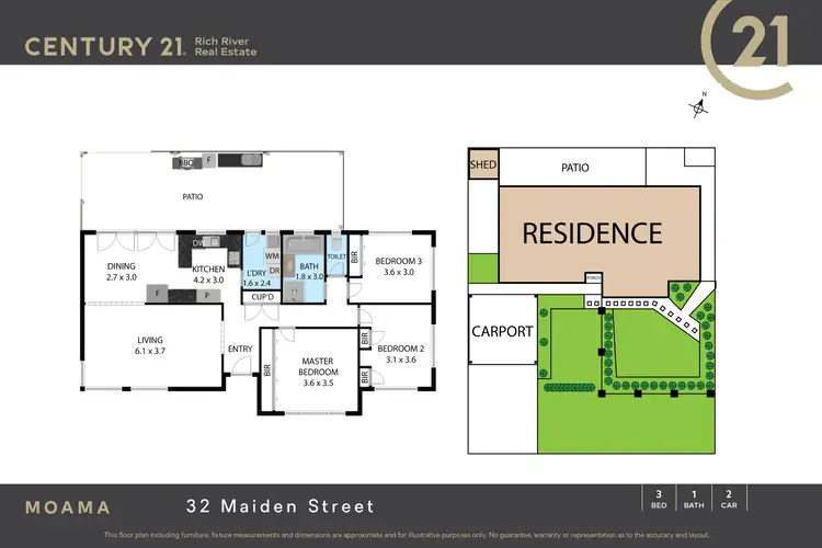 Floorplan of Homely house listing, 32 Maiden Street, Moama NSW 2731