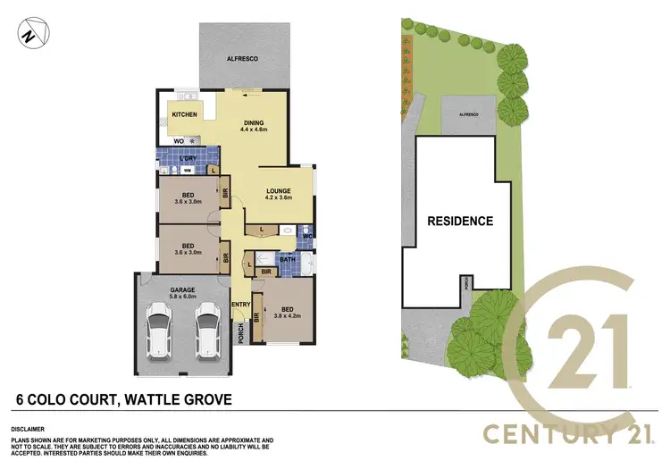 Floorplan of Homely house listing, 6 Colo Court, Wattle Grove NSW 2173