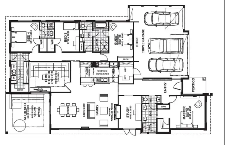 Floorplan of Homely house listing, 1 Braddon Way, Millbridge WA 6232