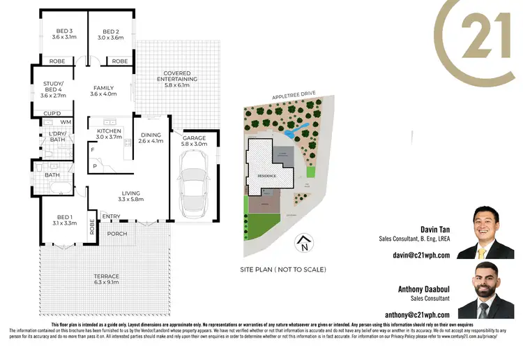 Floorplan of Homely house listing, 27 Appletree Drive, Cherrybrook NSW 2126