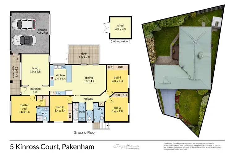Floorplan of Homely house listing, 5 Kinross Court, Pakenham VIC 3810