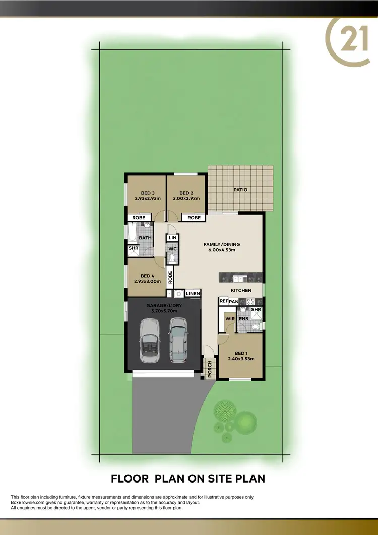 Floorplan of Homely house listing, 5 Roosevelt Loop, Mount Louisa QLD 4814