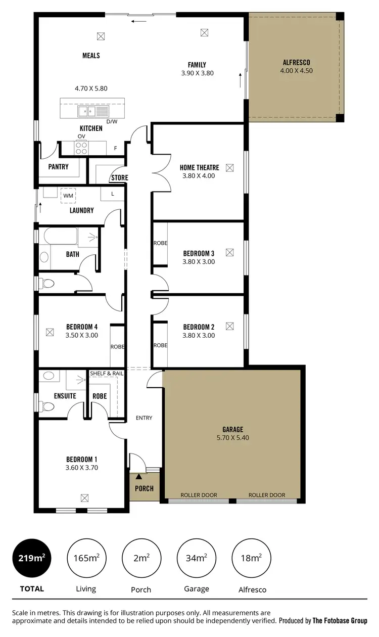 Floorplan of Homely house listing, 63 Beachport Rd, Seaford Rise SA 5169