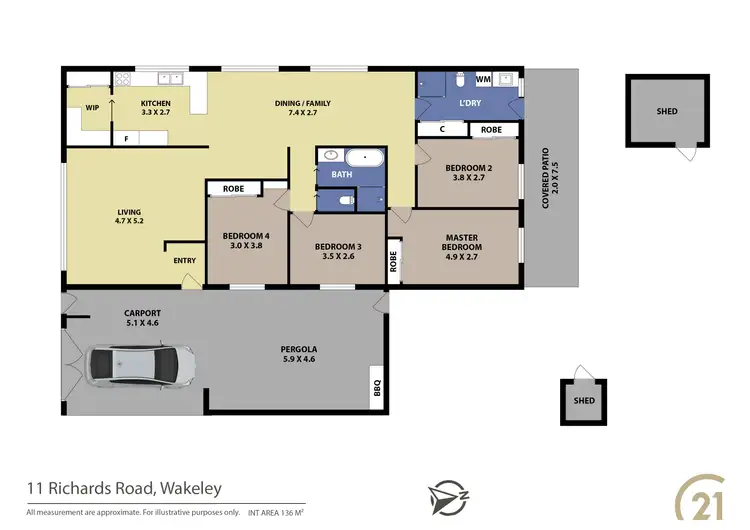 Floorplan of Homely house listing, 11 Richards Road, Wakeley NSW 2176