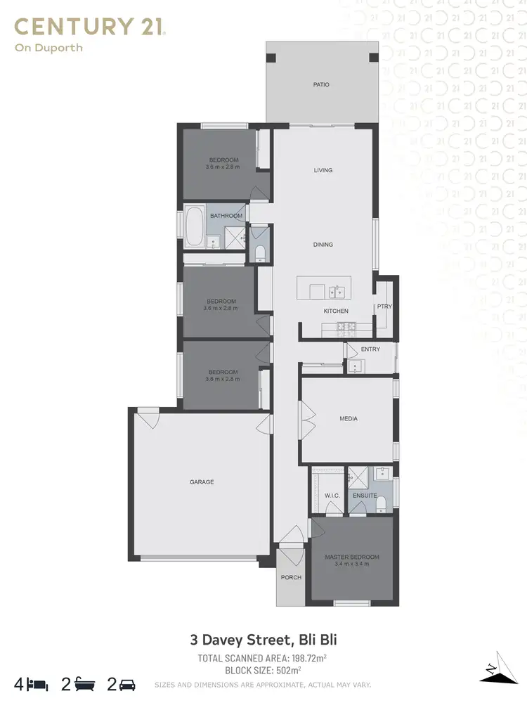 Floorplan of Homely house listing, 3 Davey Street, Bli Bli QLD 4560