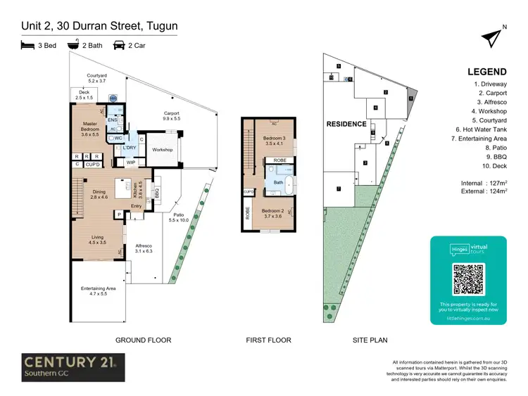 Floorplan of Homely villa listing, 2/30 Durran Street, Tugun QLD 4224