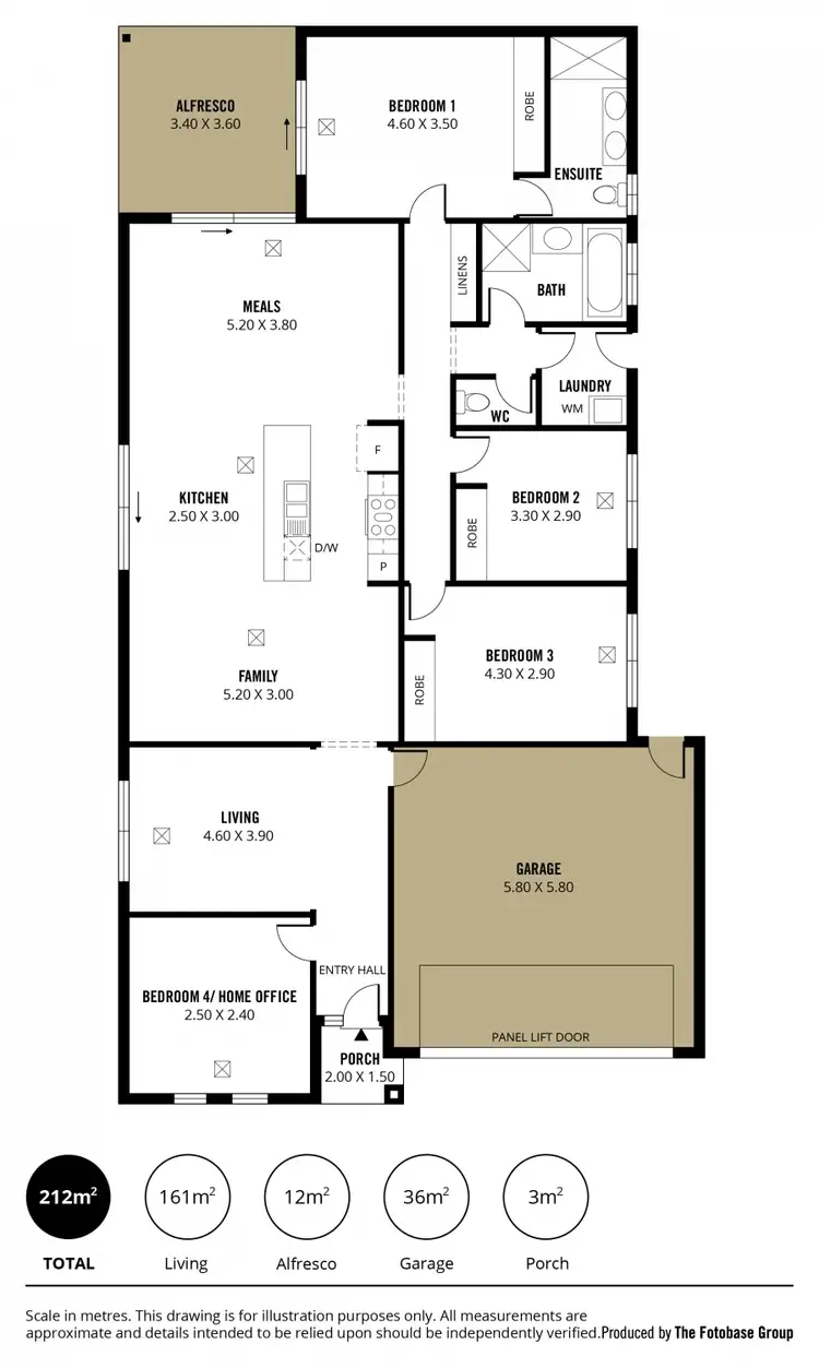 Floorplan of Homely house listing, 4 Kay Court, Reynella SA 5161